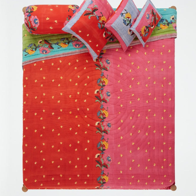 Couette indonésienne Aqua Olive