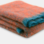 Plaid en mohair Clash Poppy