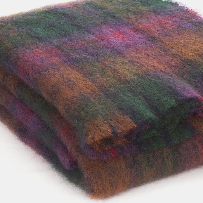Plaid en mohair Drumin Woodland