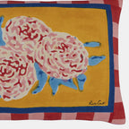 Coussin lombaire doré à rayures léopard pour bébé