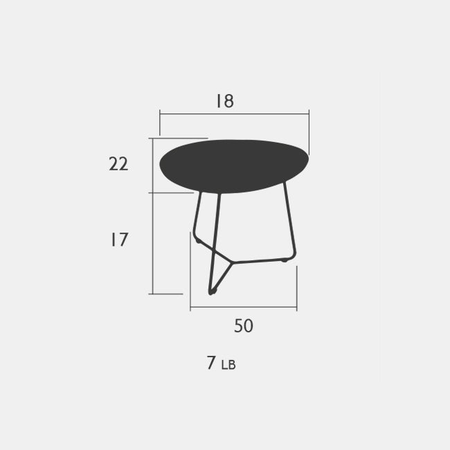Table basse Cocotte avec plateau amovible