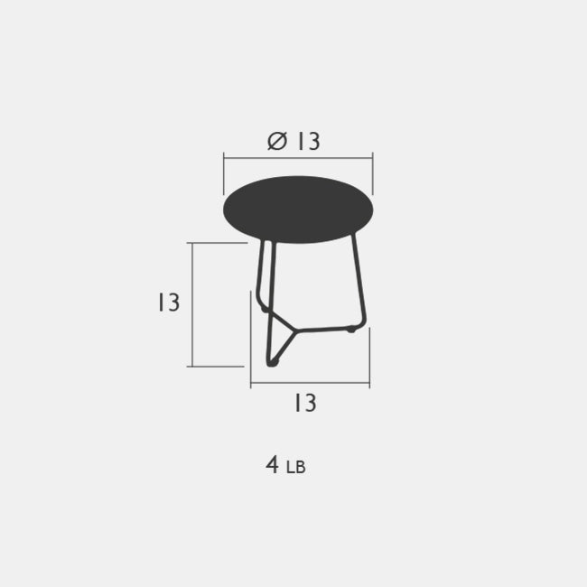 Petite table d'appoint Cocotte