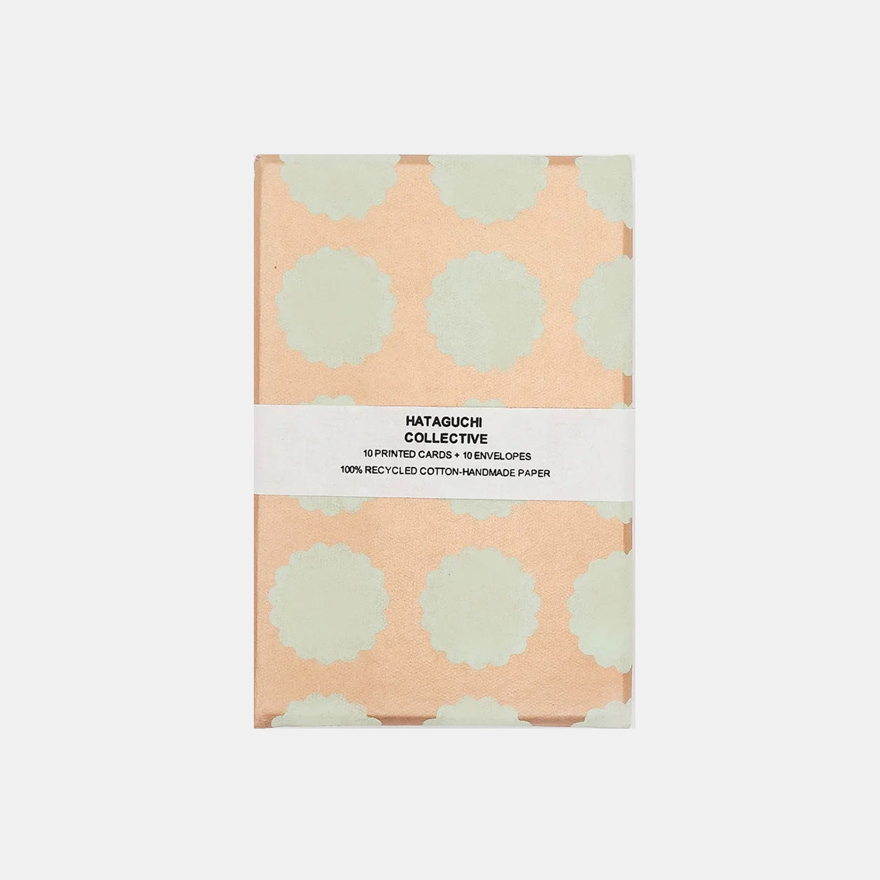 Boîte de 10 cartes de correspondance Biscuit Matcha