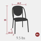Fauteuil Parisienne 21 en Cerisier Noir