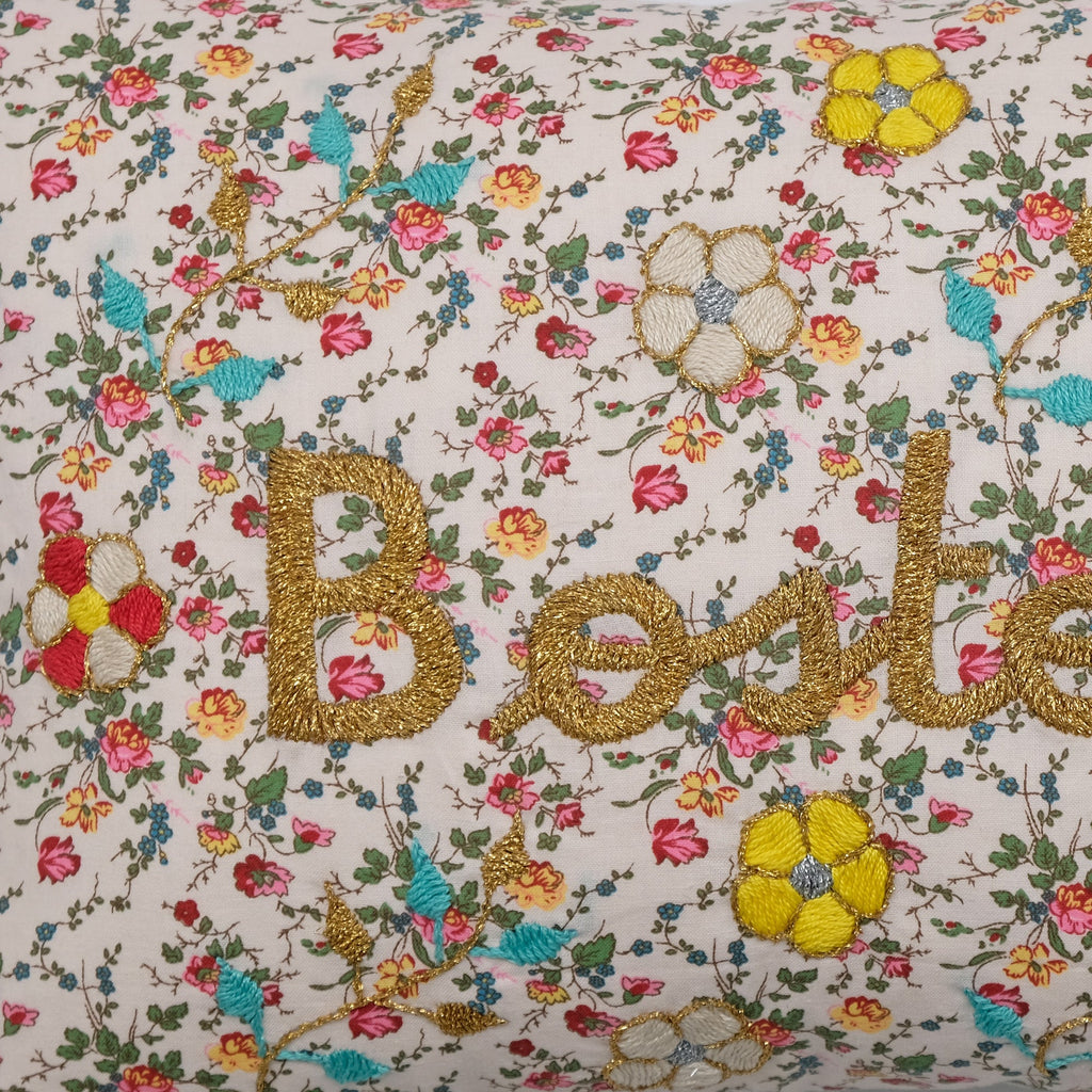Coussin lombaire brodé Boston Multi