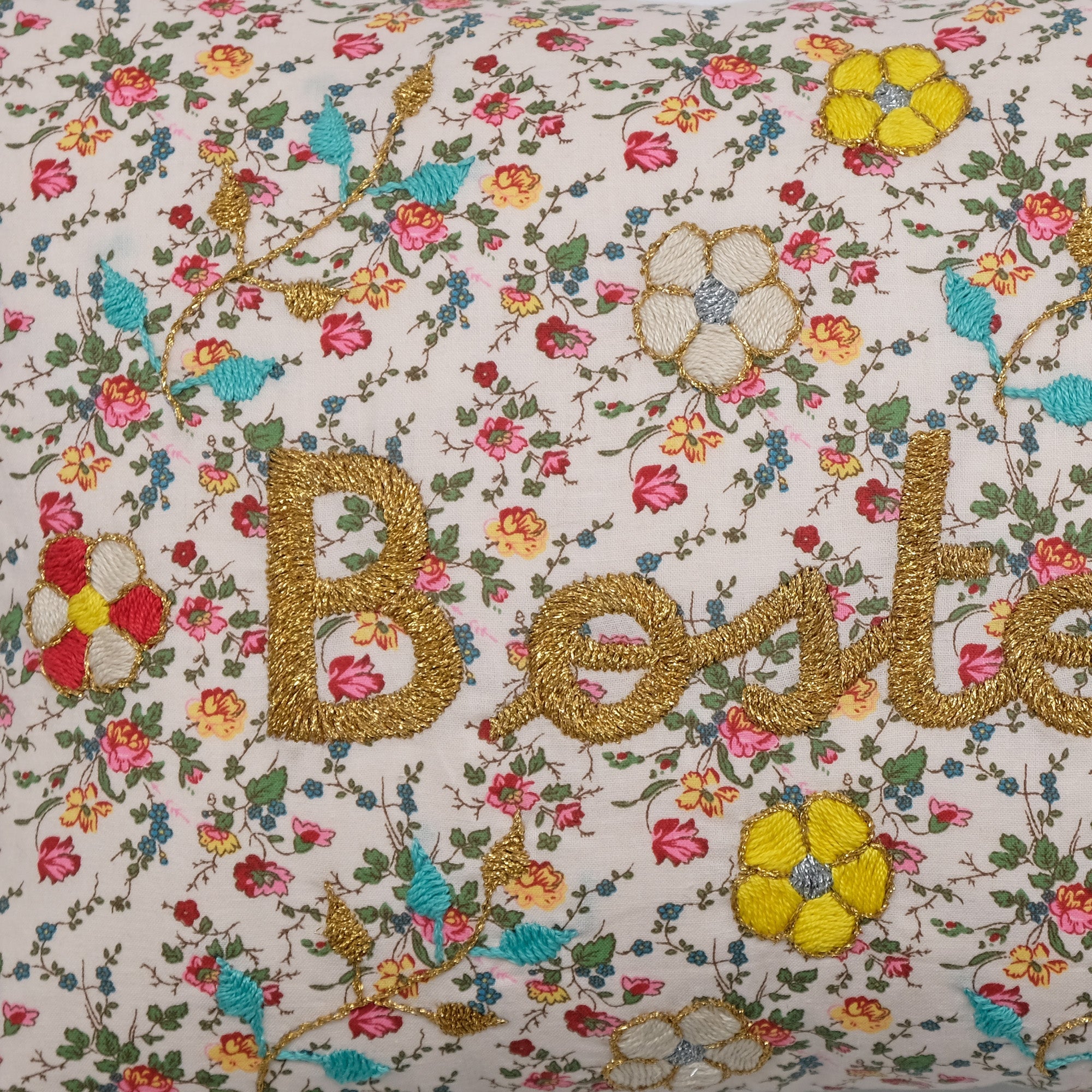 Coussin lombaire brodé Boston Multi