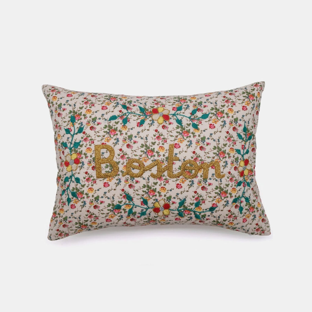 Coussin lombaire brodé Boston Multi