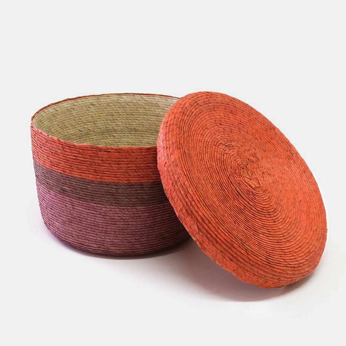 Panier de rangement en combo rouge enchilado