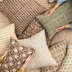 Coussin carré Maluku Sumac