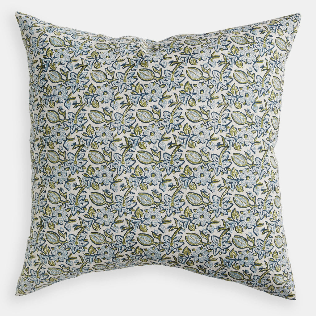 Coussin carré Krabi Moss Azure