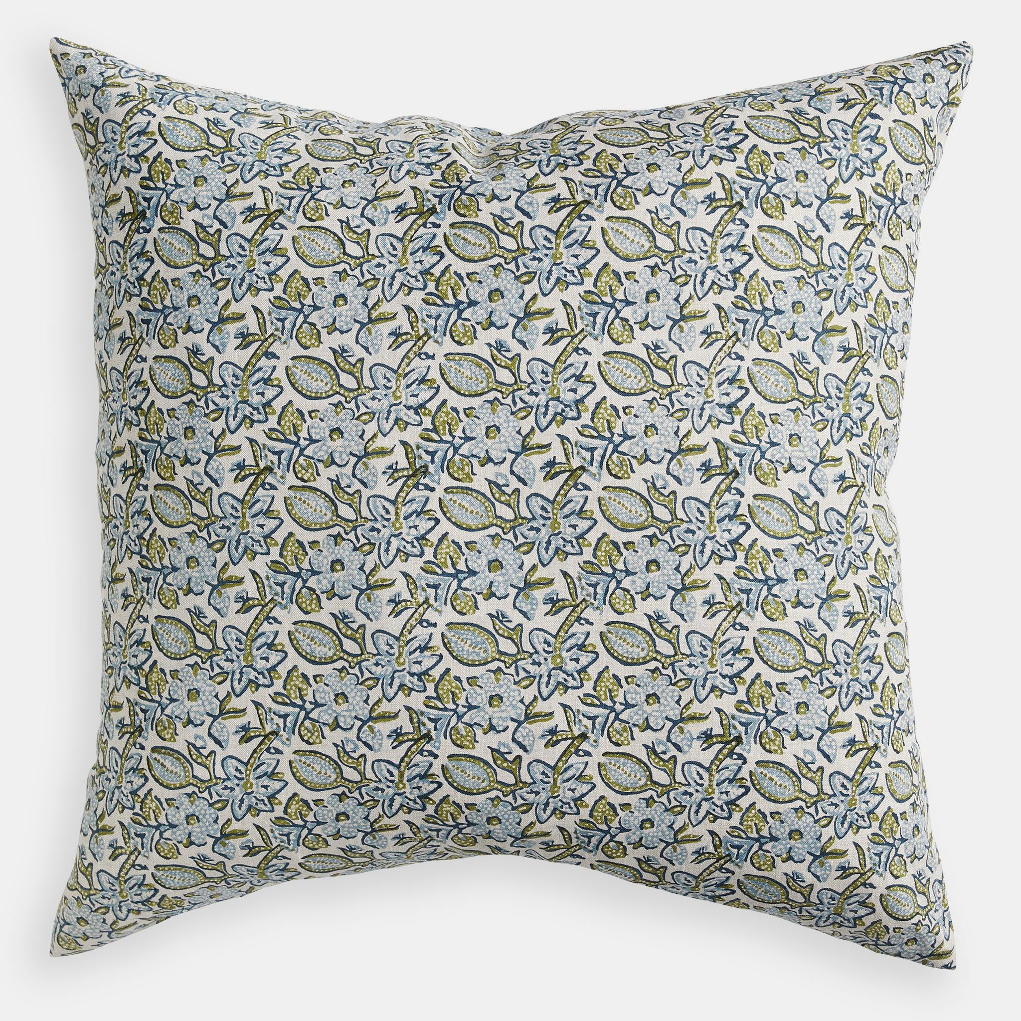 Coussin carré Krabi Moss Azure