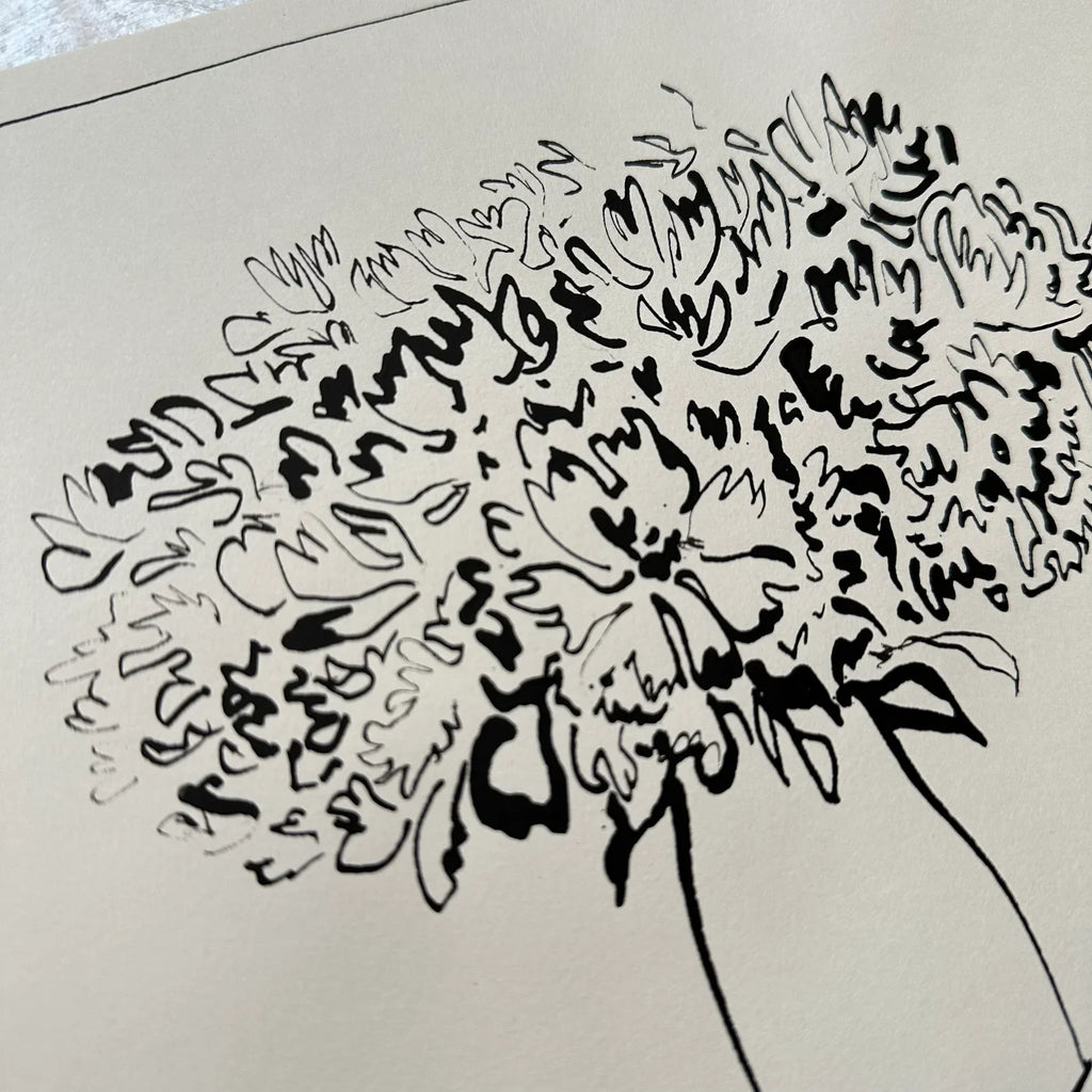 Vase Pivoine II par Aislinn Forbes