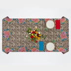 Nappe en coton à motif café Arabesque
