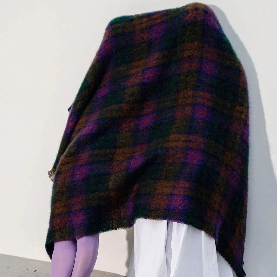 Plaid en mohair Drumin Woodland