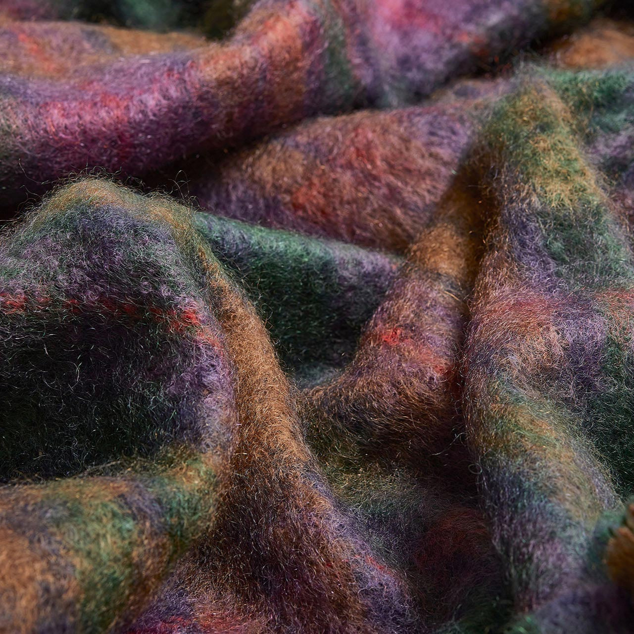 Plaid en mohair Drumin Woodland