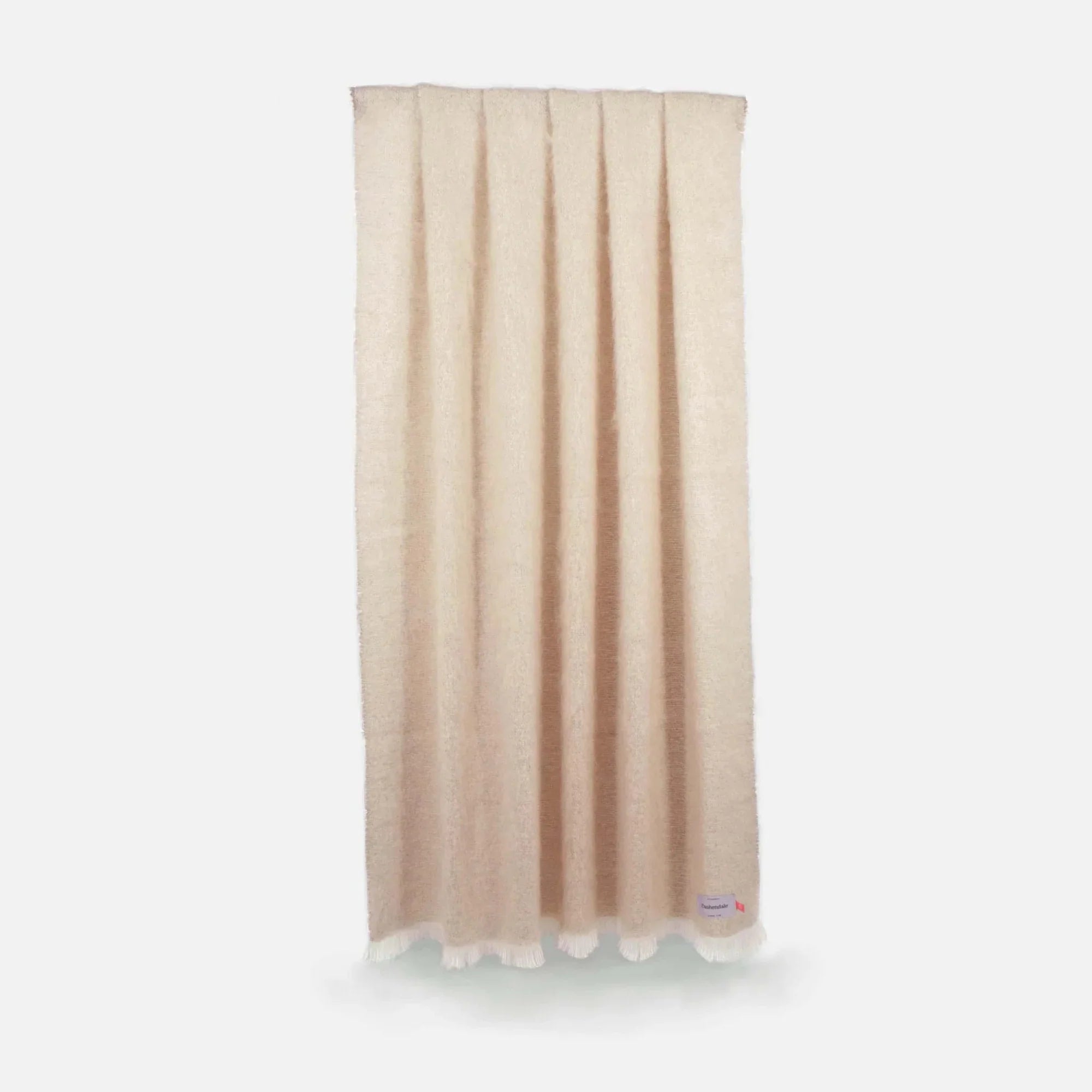 Jeté en mohair Mooneen Fawn