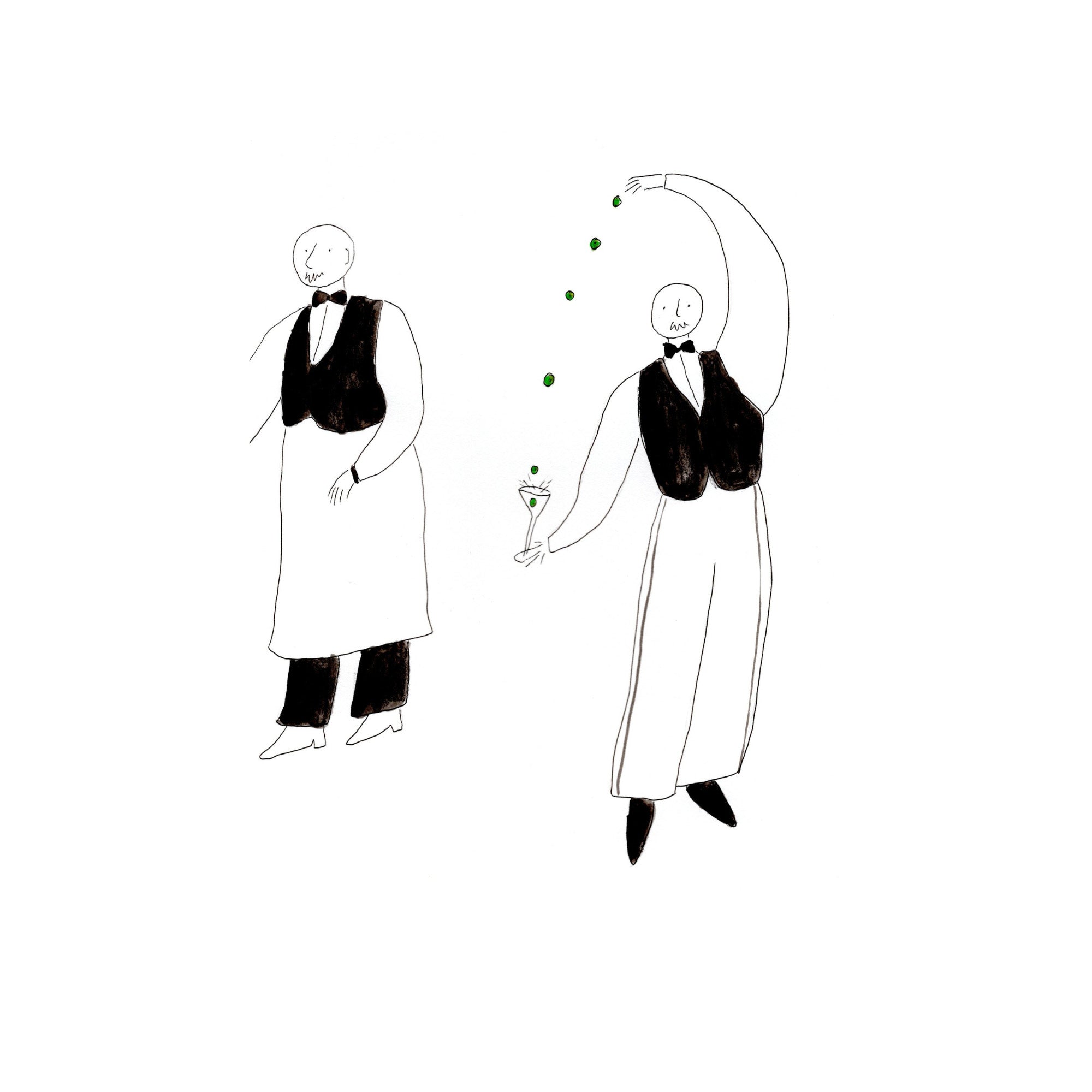 Imprimé Martini Dance