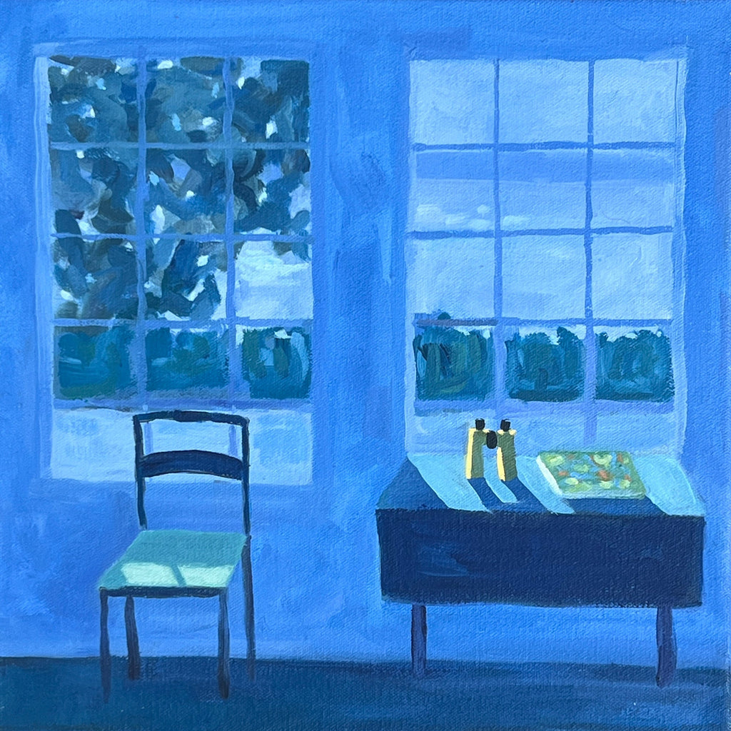 Clair de lune à travers les fenêtres par Claire Cushman