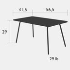 Table Luxembourg 56 x 31