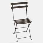 Lot de 2 chaises de bistrot en métal