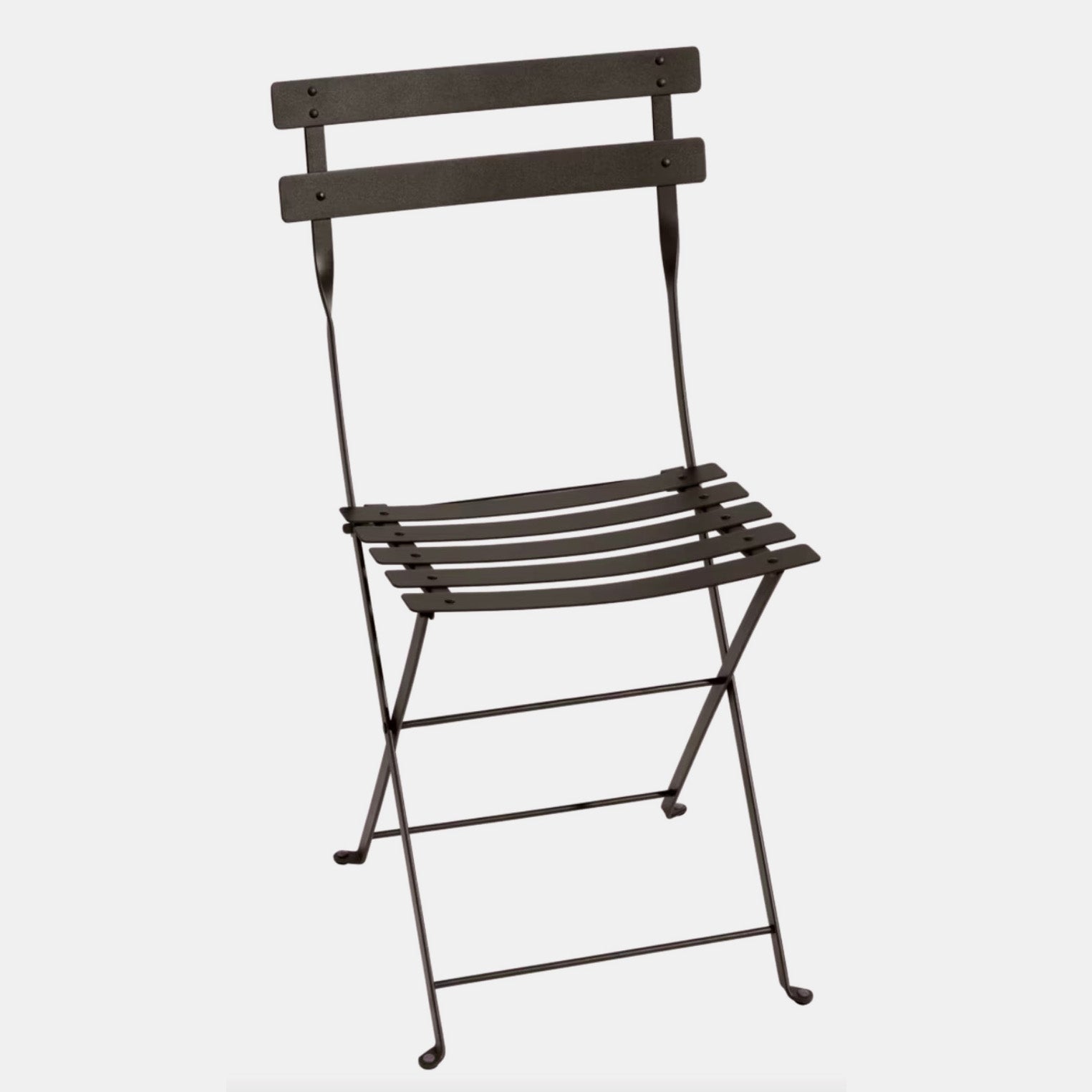 Lot de 2 chaises de bistrot en métal