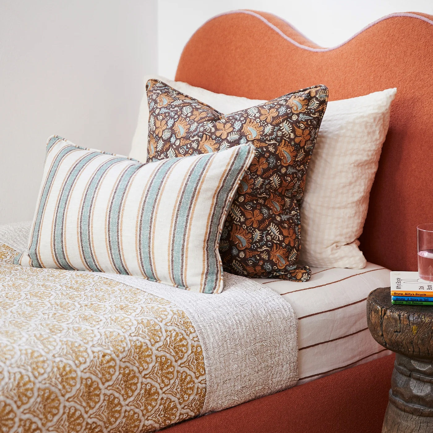 Coussin carré Maluku Sumac