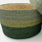 Panier de rangement en combo vert
