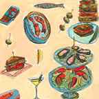 Caviar et sardines Imprimer