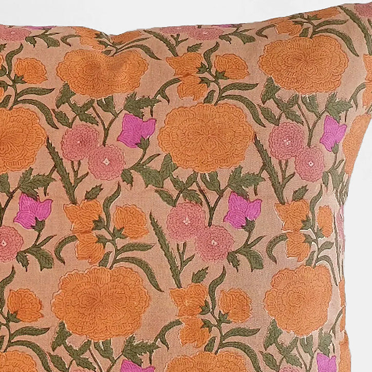 Coussin carré Nargis Old Rose