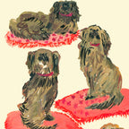 Imprimé Chiens Fantaisie