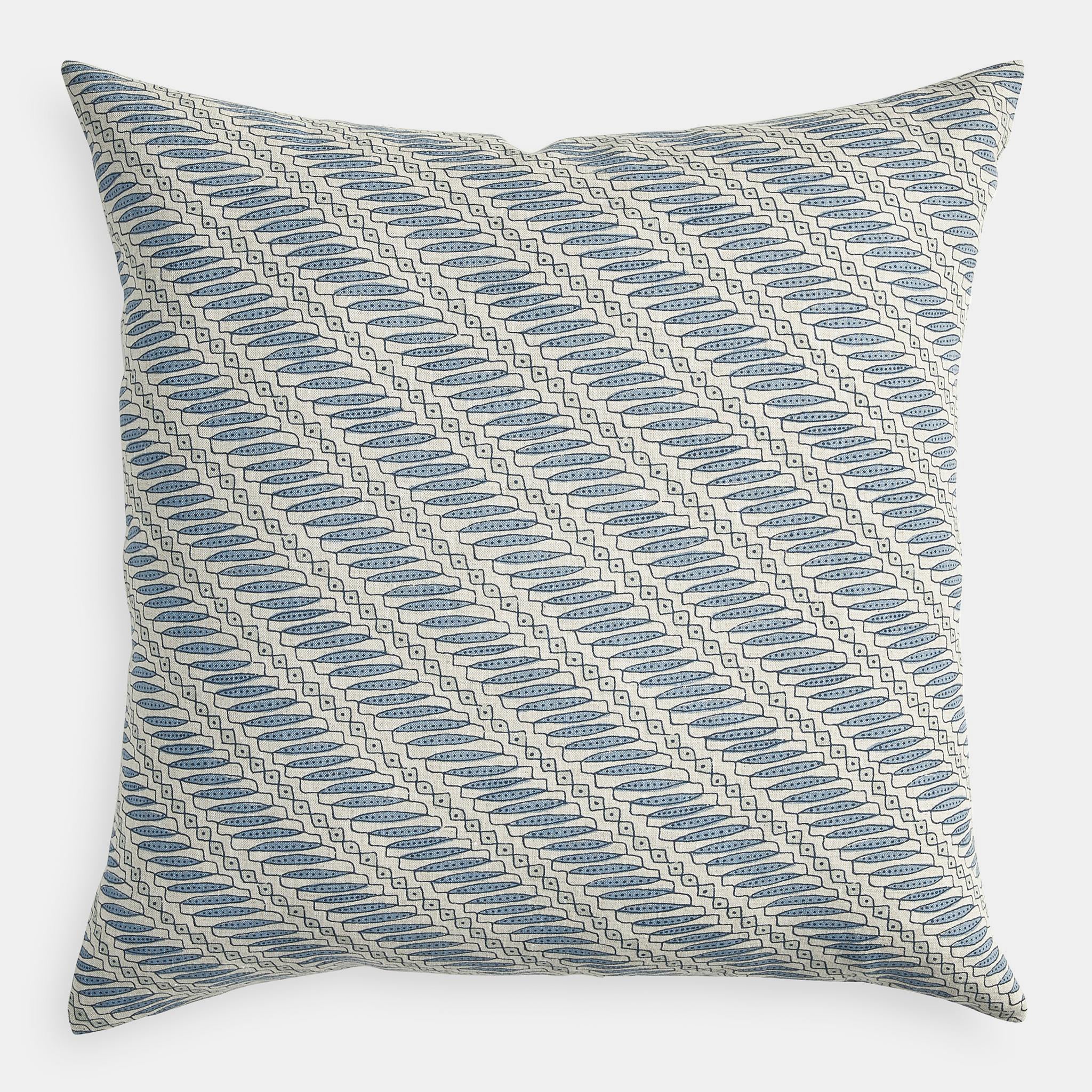 Coussin carré Jakarta Azure