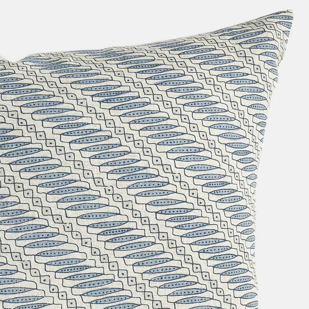 Coussin carré Jakarta Azure
