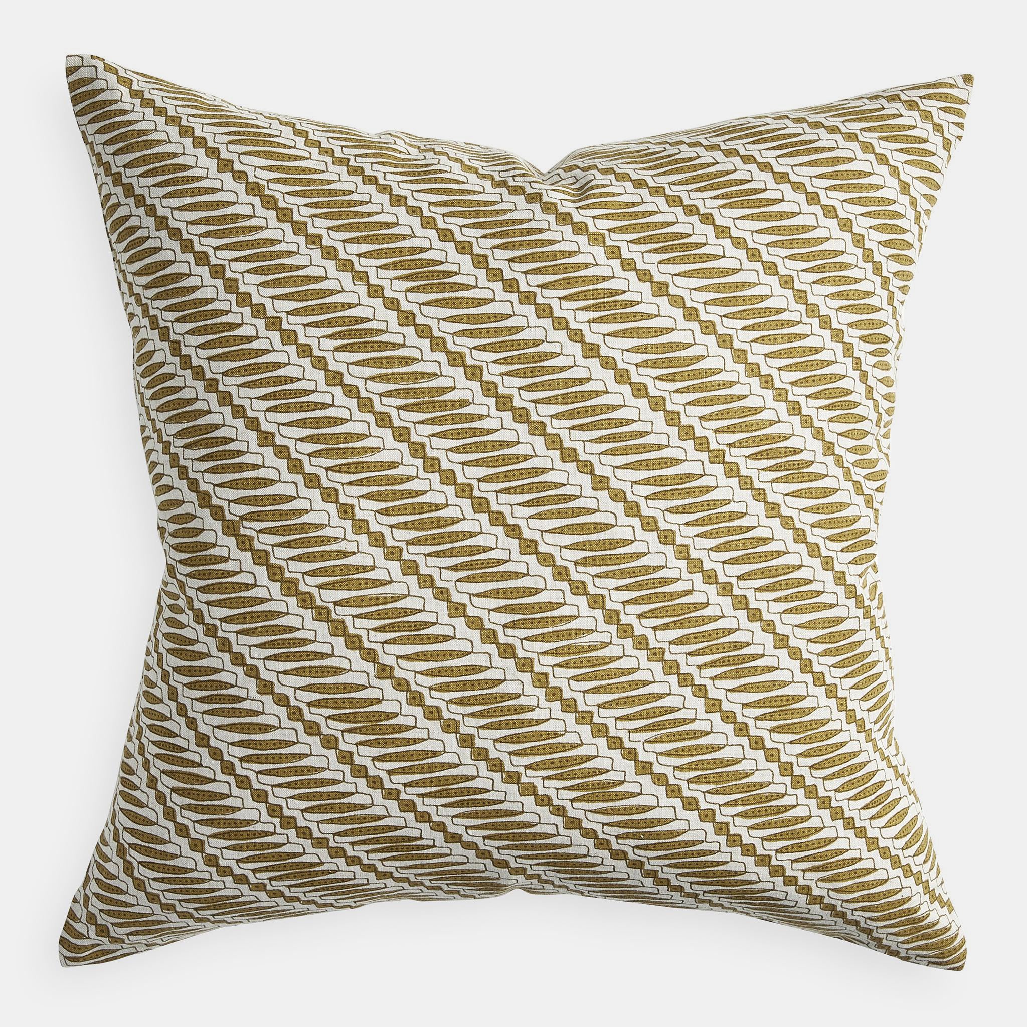 Coussin carré Jakarta Safran
