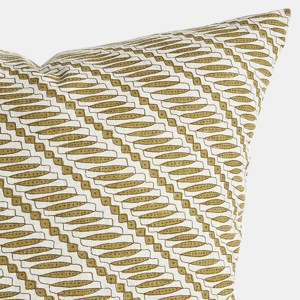 Coussin carré Jakarta Safran