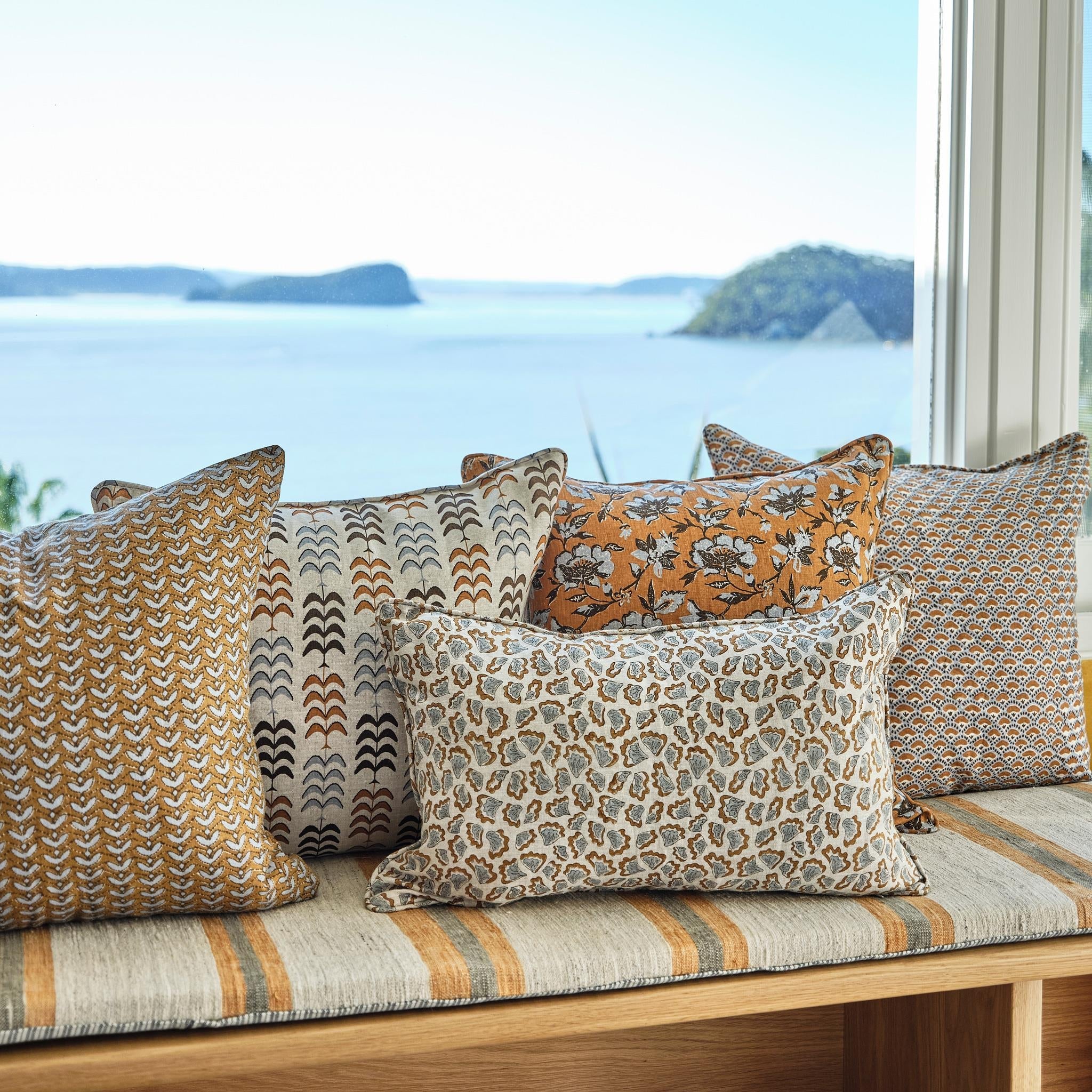 Coussin carré Java Sahara