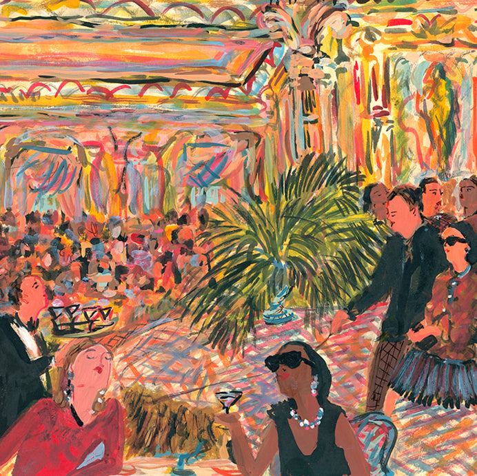 Impression du déjeuner dans le hall