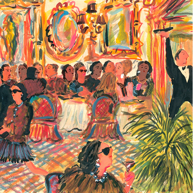 Impression du déjeuner dans le hall