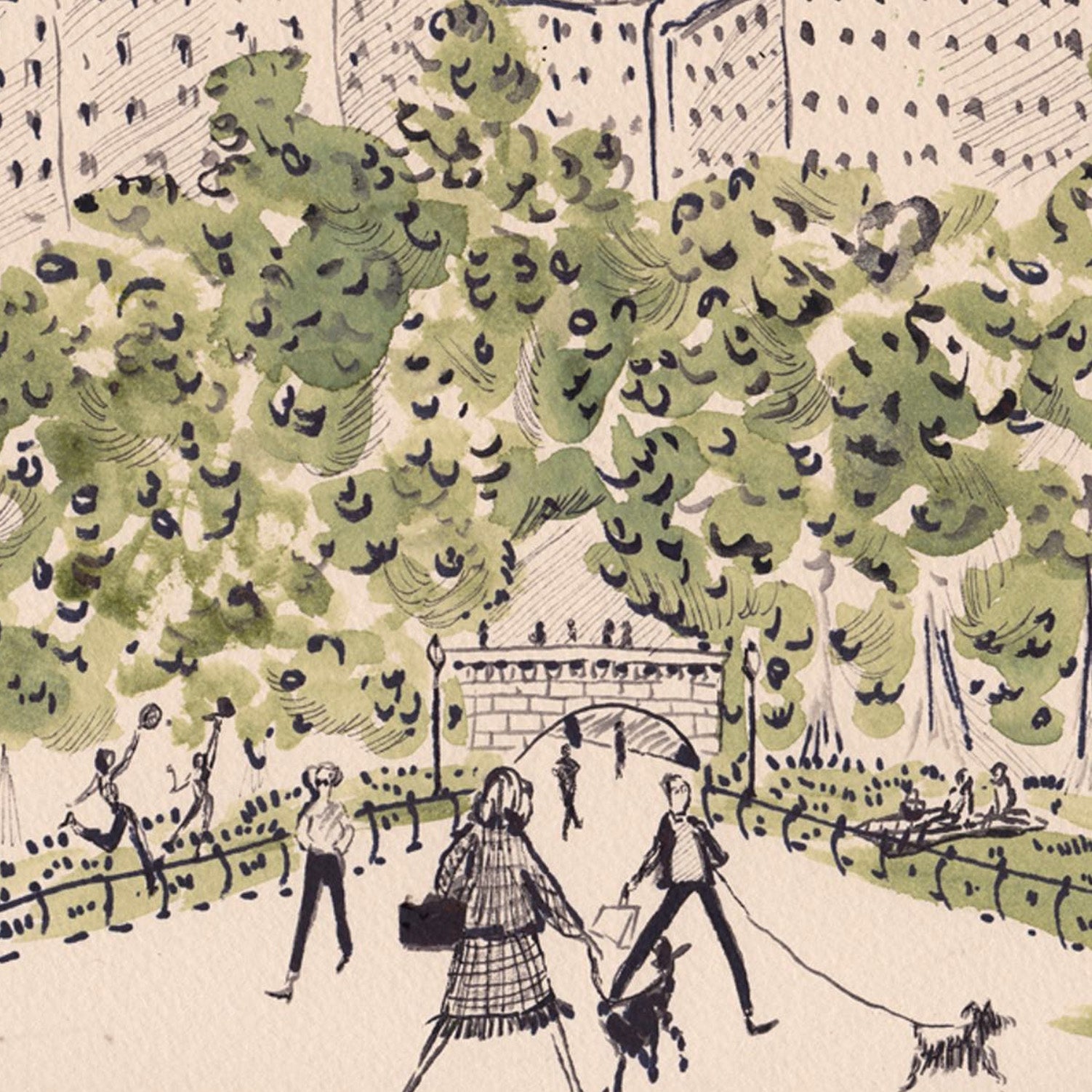 Impression du printemps à Central Park