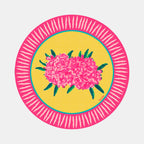 Set de table rond Oleander Lemon