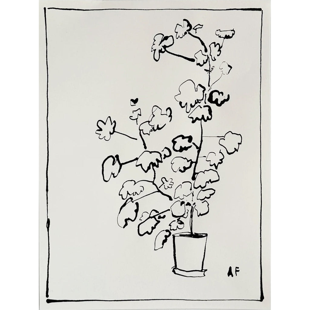Géranium en pot i par Aislinn Forbes