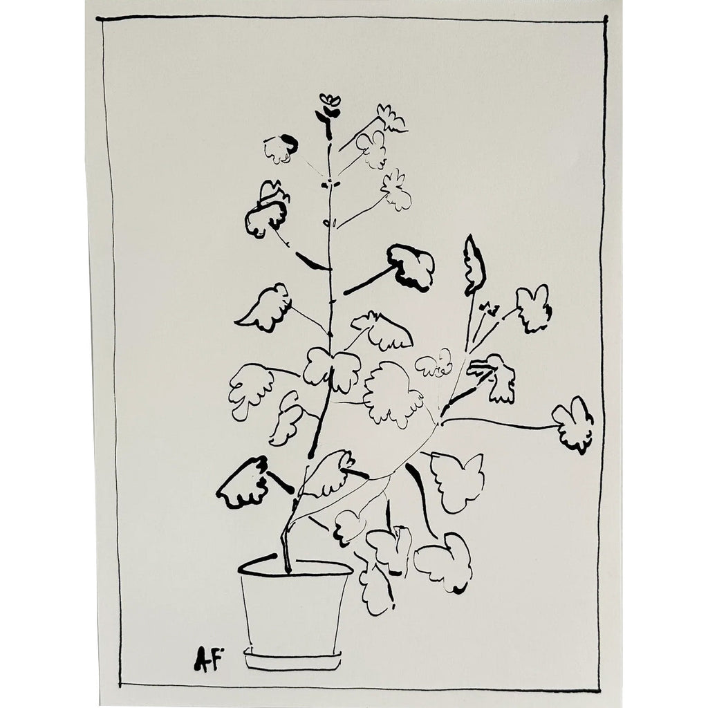 Géranium ii en pot par Aislinn Forbes