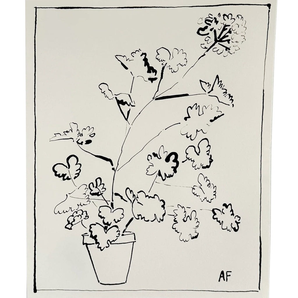 Géranium III en pot par Aislinn Forbes