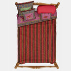 Couette Ibisco Vert Rose
