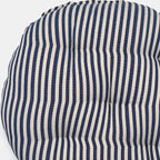 Coussin de siège rond en denim fin