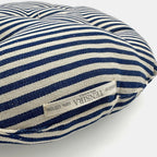 Coussin de siège rond en denim fin