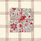 Serviettes Chrysanthème Brigitte : Lot de 4