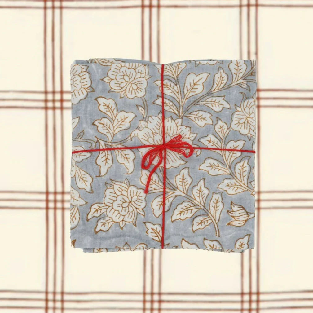 Serviettes Iris Artic : lot de 4