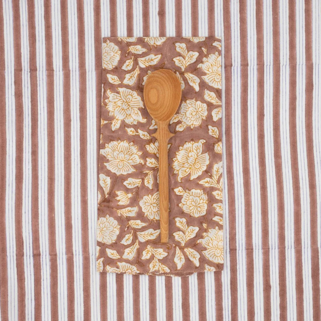 Serviettes Iris Rosewood : Lot de 4
