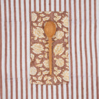 Serviettes Iris Rosewood : Lot de 4