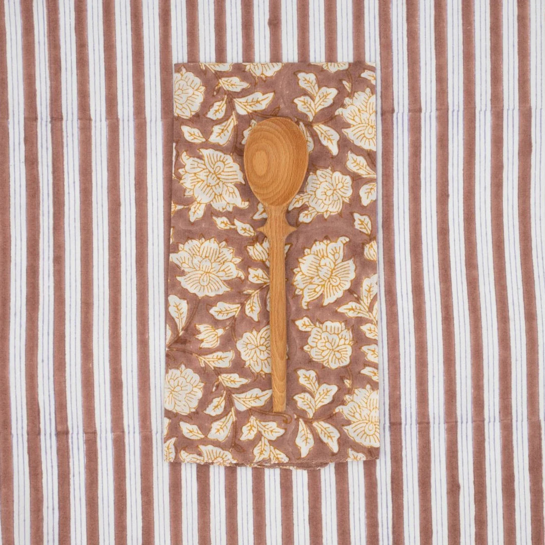Serviettes Iris Rosewood : Lot de 4